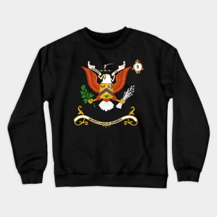 Regimental Colors - 5th Battalion,  7th Cavalry Regiment  - SEVENTH FIRST X 300 Crewneck Sweatshirt